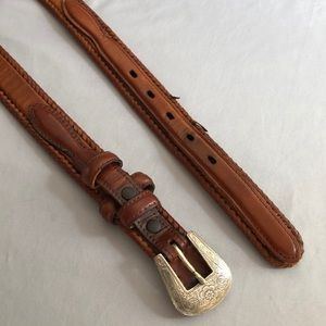 Distressed Oil Tanned Genuine Leather Belt